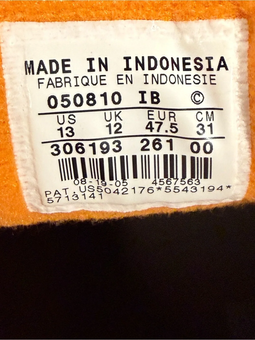Nike Air Trainer 1 SB HUF Gold Digger Men's Size 13M 306193-261 OG Box Rare